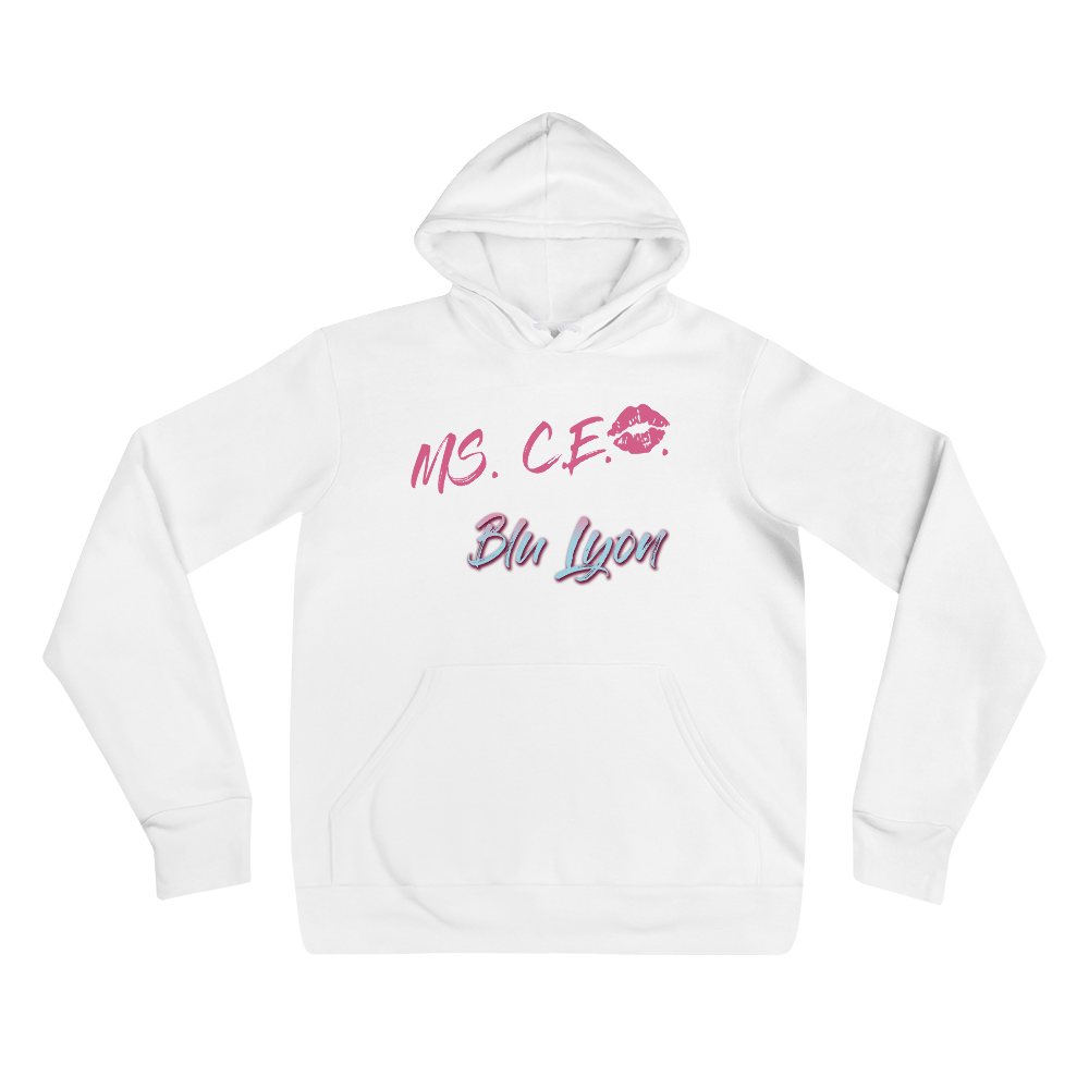 Ms C.E.O. Unisex hoodie (white)